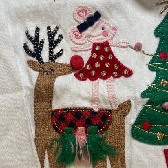 Mud Pie Holiday Mouse Christmas Tree Long Sleeve 2T - Picture 3 of 9